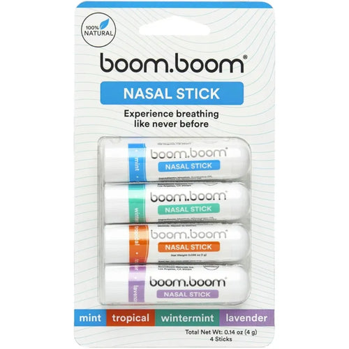 👉 Boom Boom Nasal Stick - Instant Energy & Clear Breathing (4-Pack)